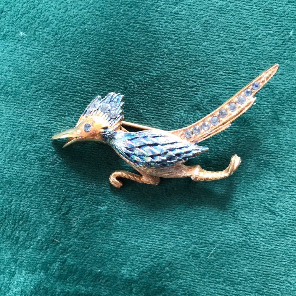 Vintage Roadrunner Brooch